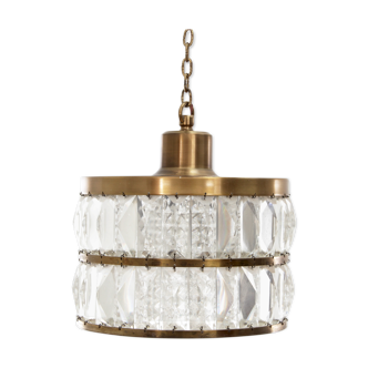 Scandinavian crystal hanging lamp