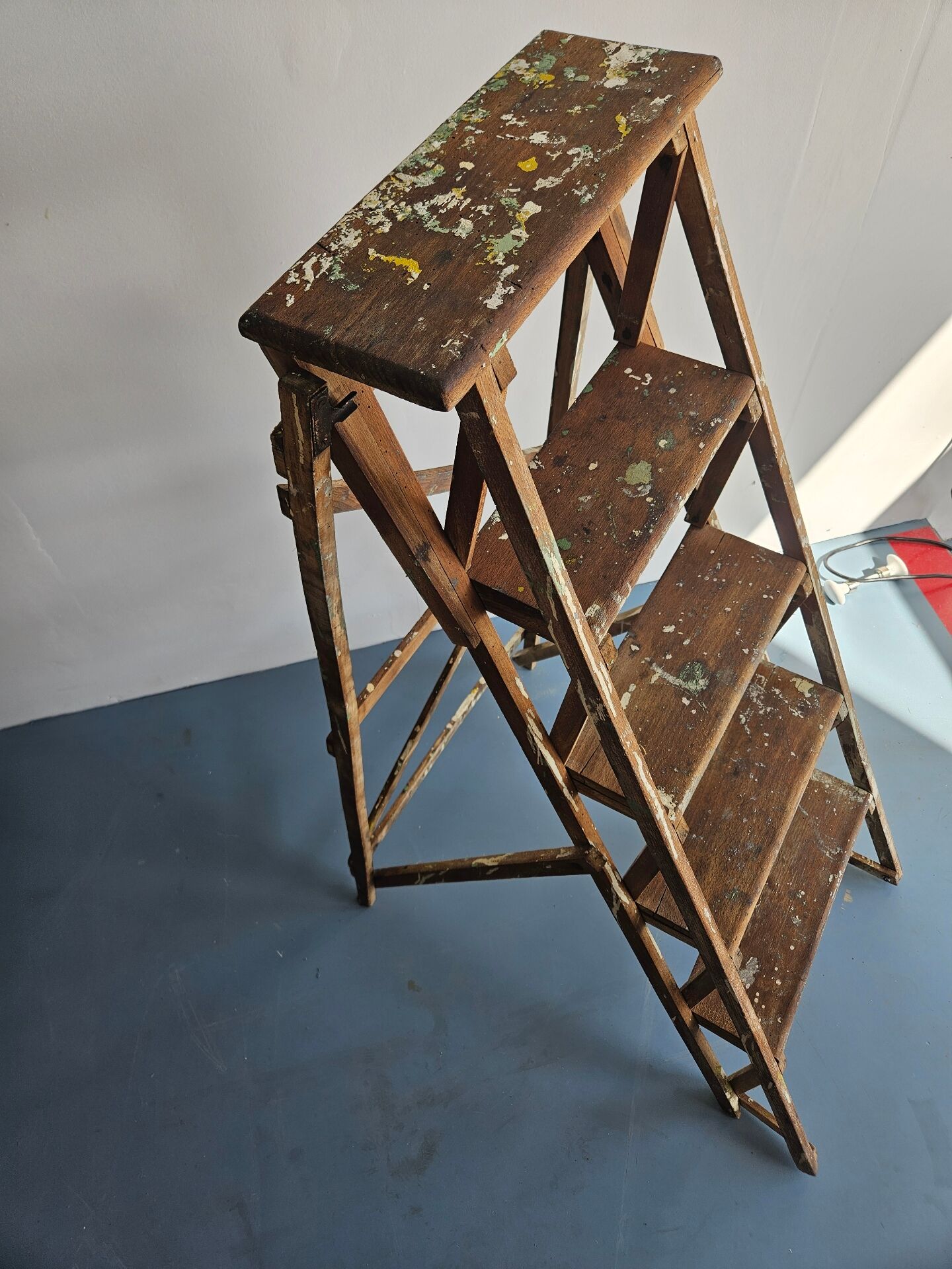 Old painter's step ladder