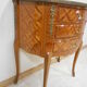 Half-moon dresser marqueted
