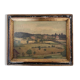 Huile sur carton paysage