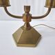 Pair of vintage candlestick lamps from the 1950s.