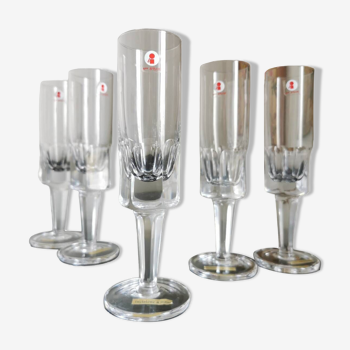 Lot 6 new champagne flutes