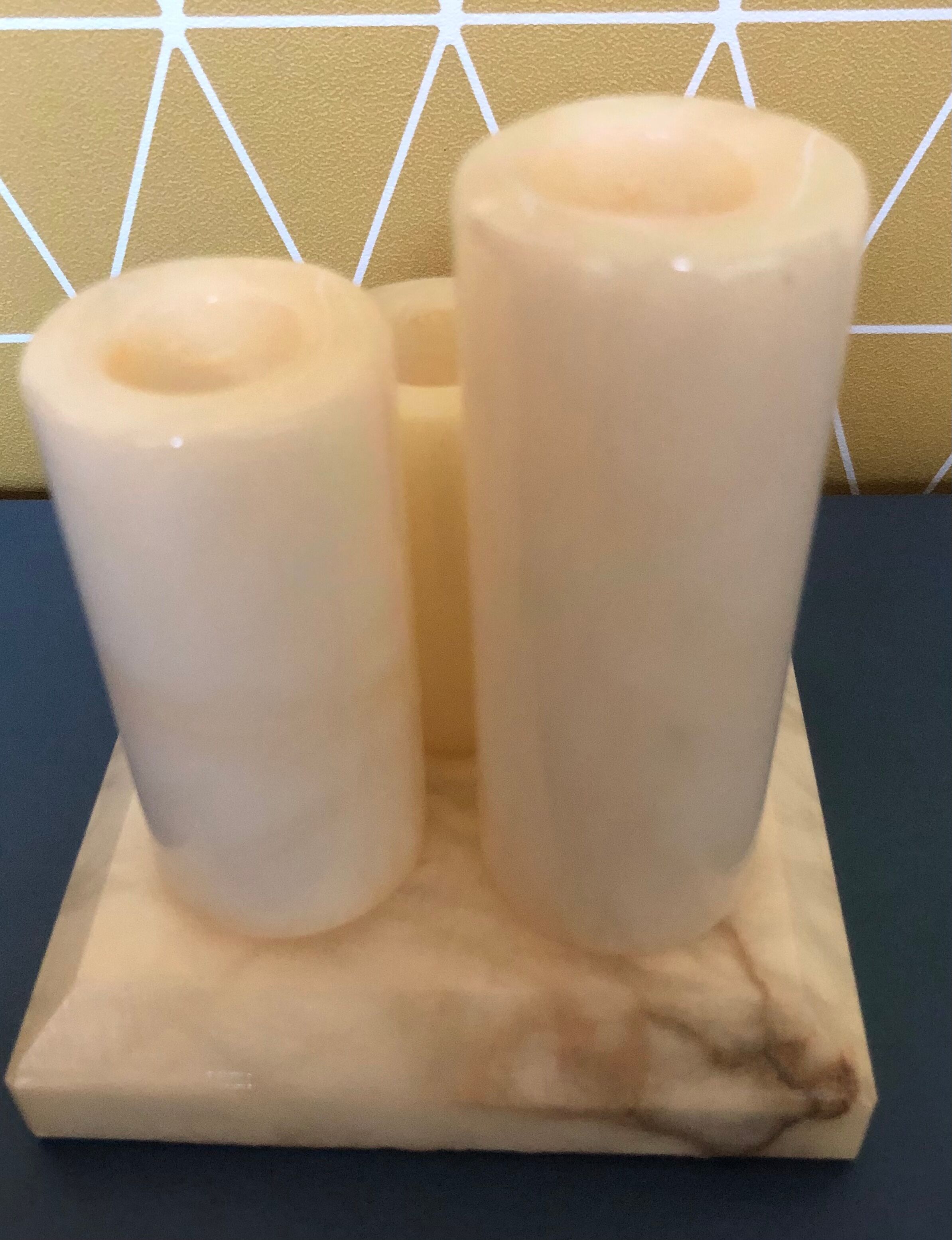 Marble candlestick