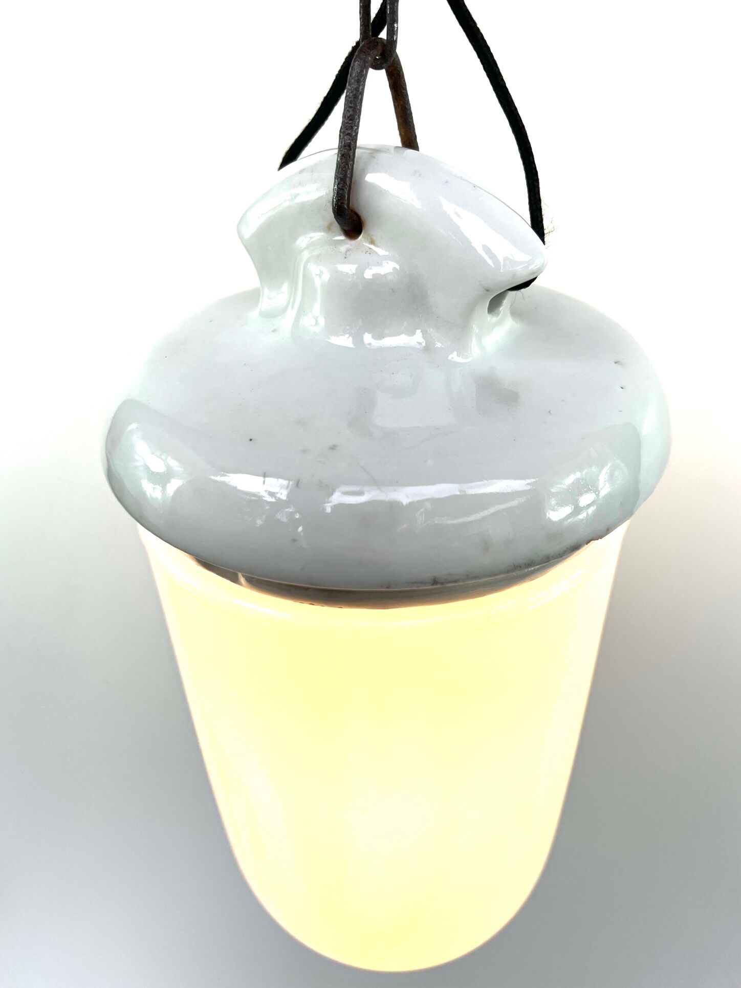 Opaline hanging height 31 cm diameter 14 cm general electric