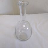 Carafe avec bouchon en verre ancienne