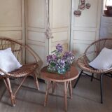 Rattan table