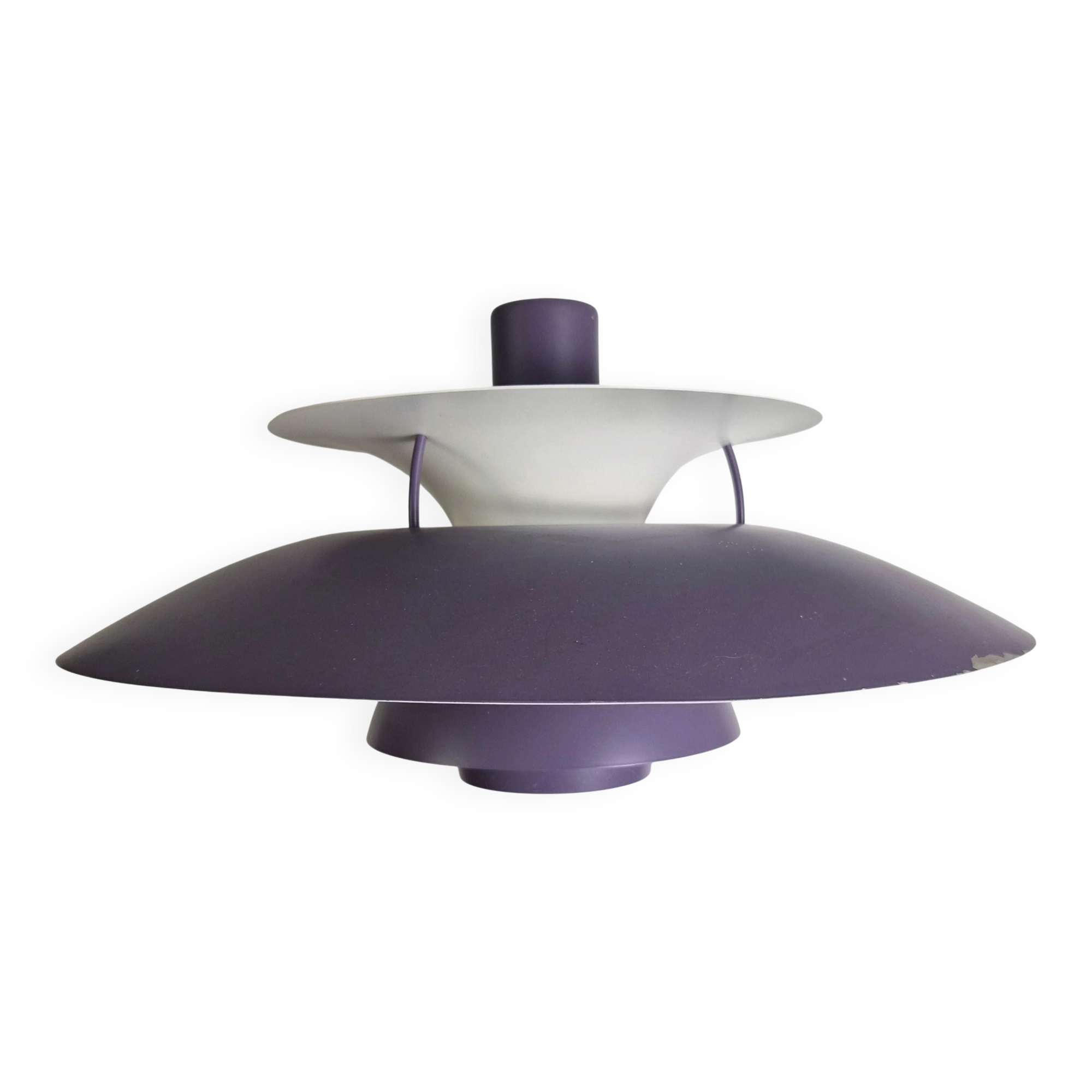 Suspension PH5 en violet par Poul Henningsen pour Louis Poulsen, Danemark 1960