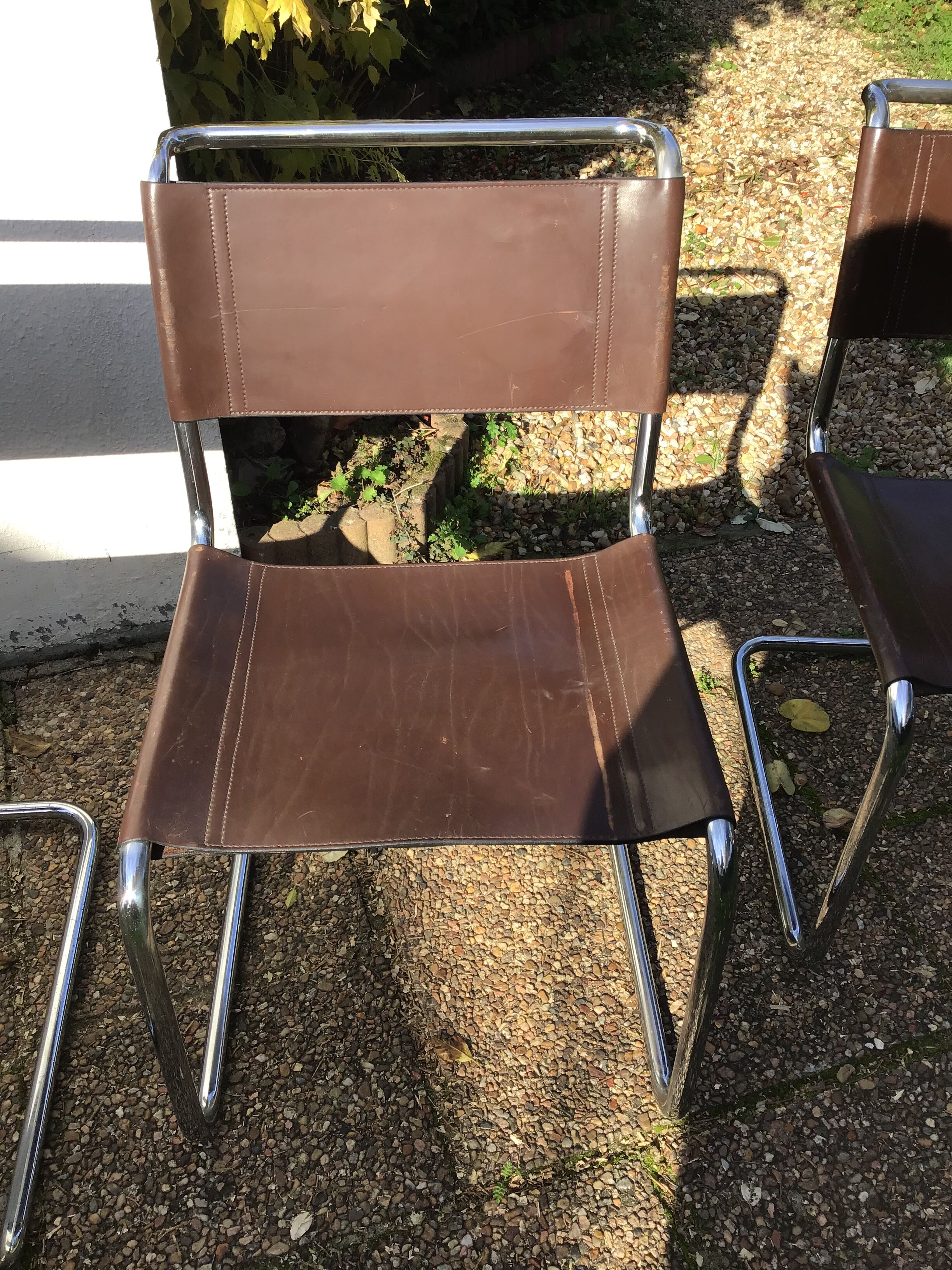 Suite of four S33 chairs