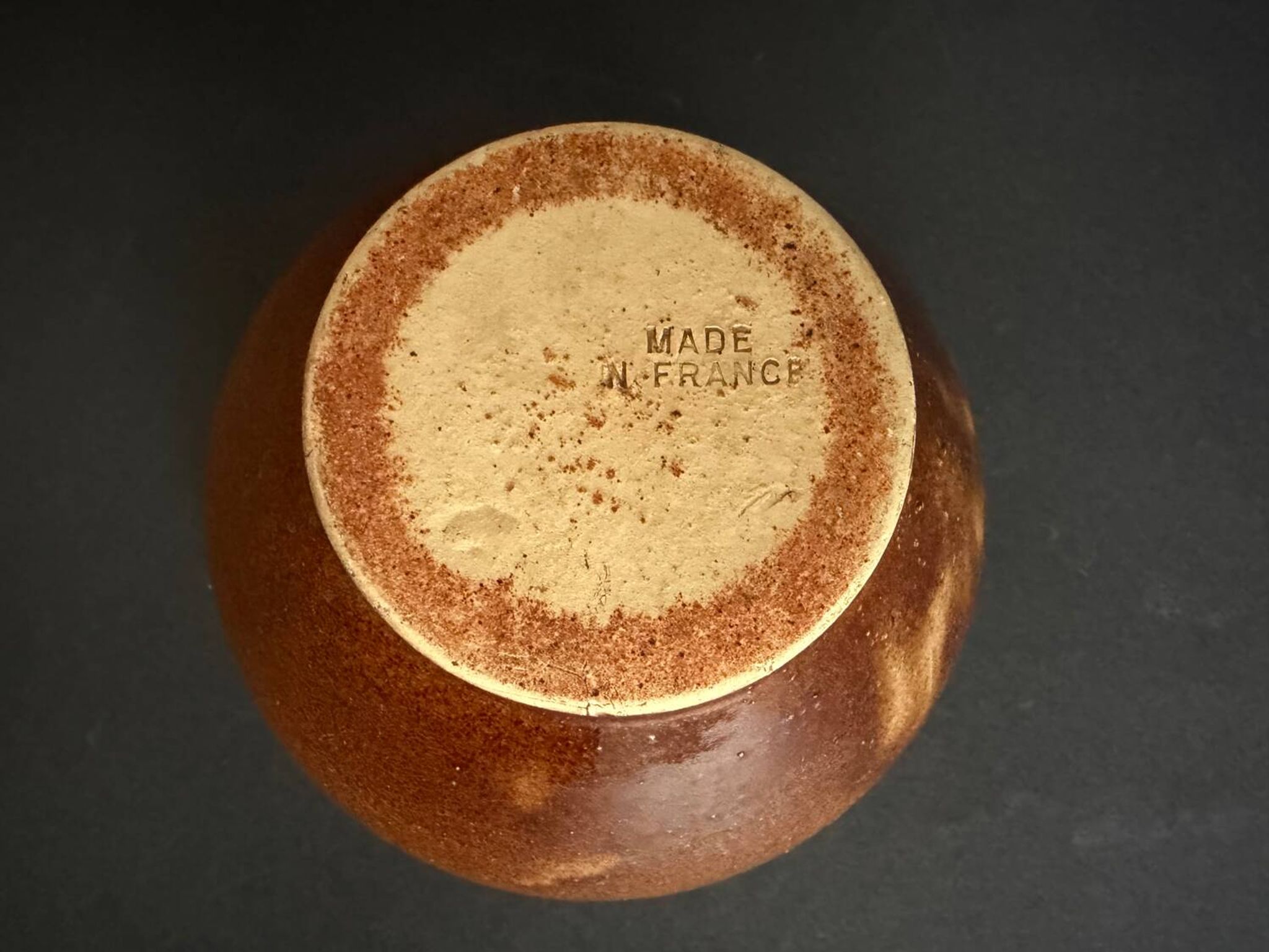 2 antique stoneware bowls