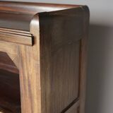 Bibliothèque Art Déco en bois de l'école de La Haye, années 1930