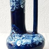 Tripod blue ceramic vase 60