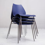 Chairs by Vico Magistretti for Kartell, 1980s, Set of 4