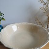Beige opaque porcelain bowl