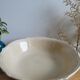 Beige opaque porcelain bowl