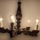 Renaissance wooden chandelier, 1800s