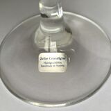 Set of 6 Bohemian crystal glasses
