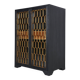 Art Deco bar furniture in wood and metal