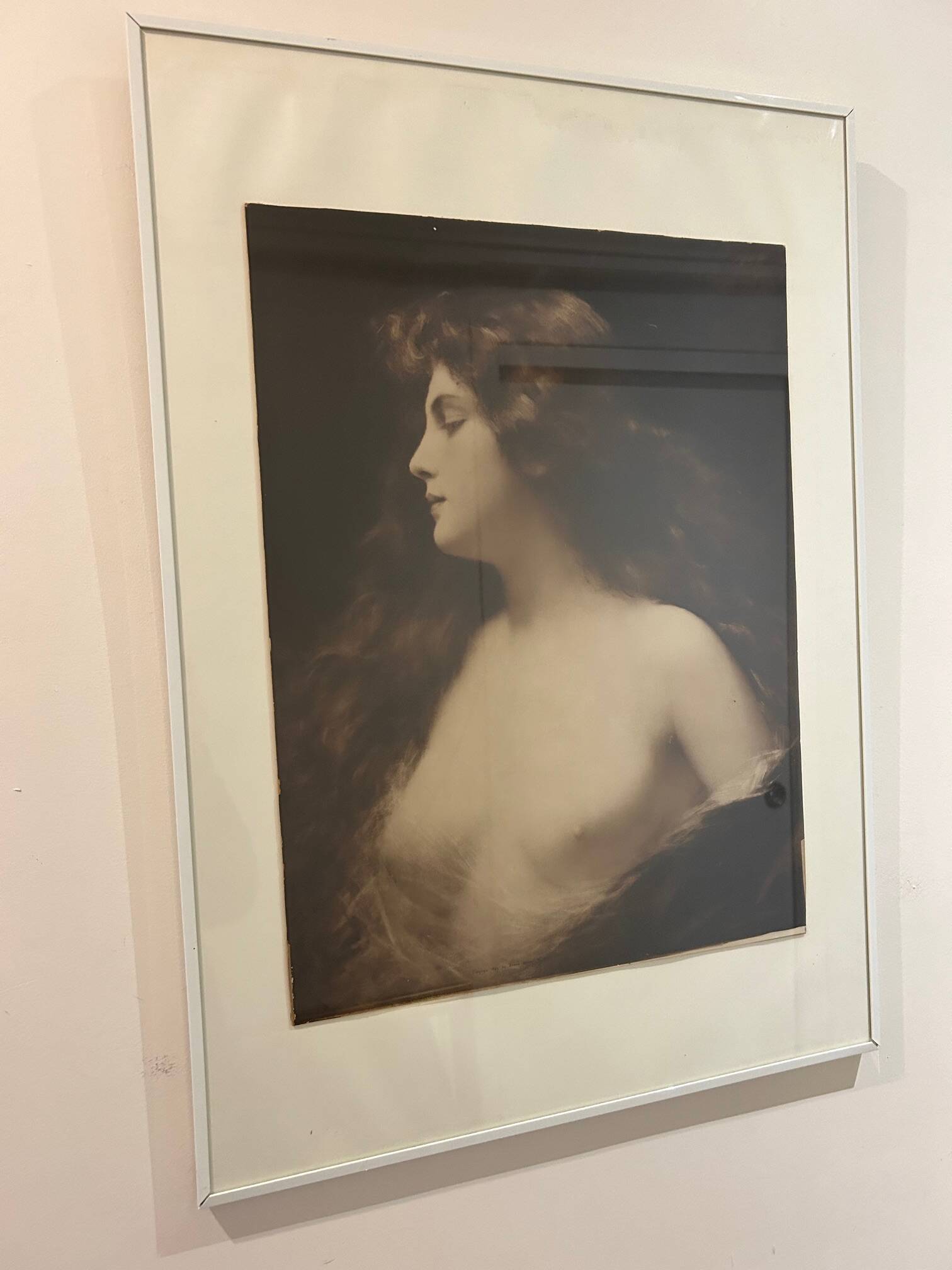 portrait of a woman, 19th century photo A. Piot