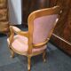 Child's armchair in Louis-Philippe style in walnut, second half of the 20th century.