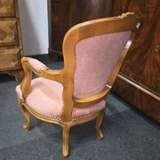 Child's armchair in Louis-Philippe style in walnut, second half of the 20th century.