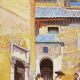 Spanish Village signed Diaz de la poue