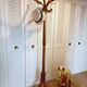 Vintage parrrot coat rack