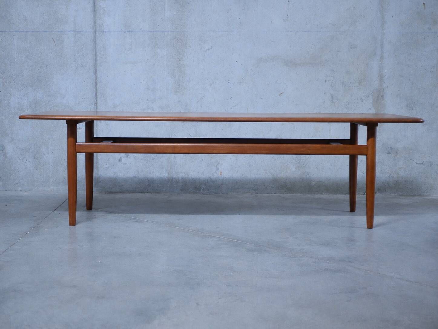 Very large teak coffee table by Kurt Ostervig - Vintage 1960s 1970s