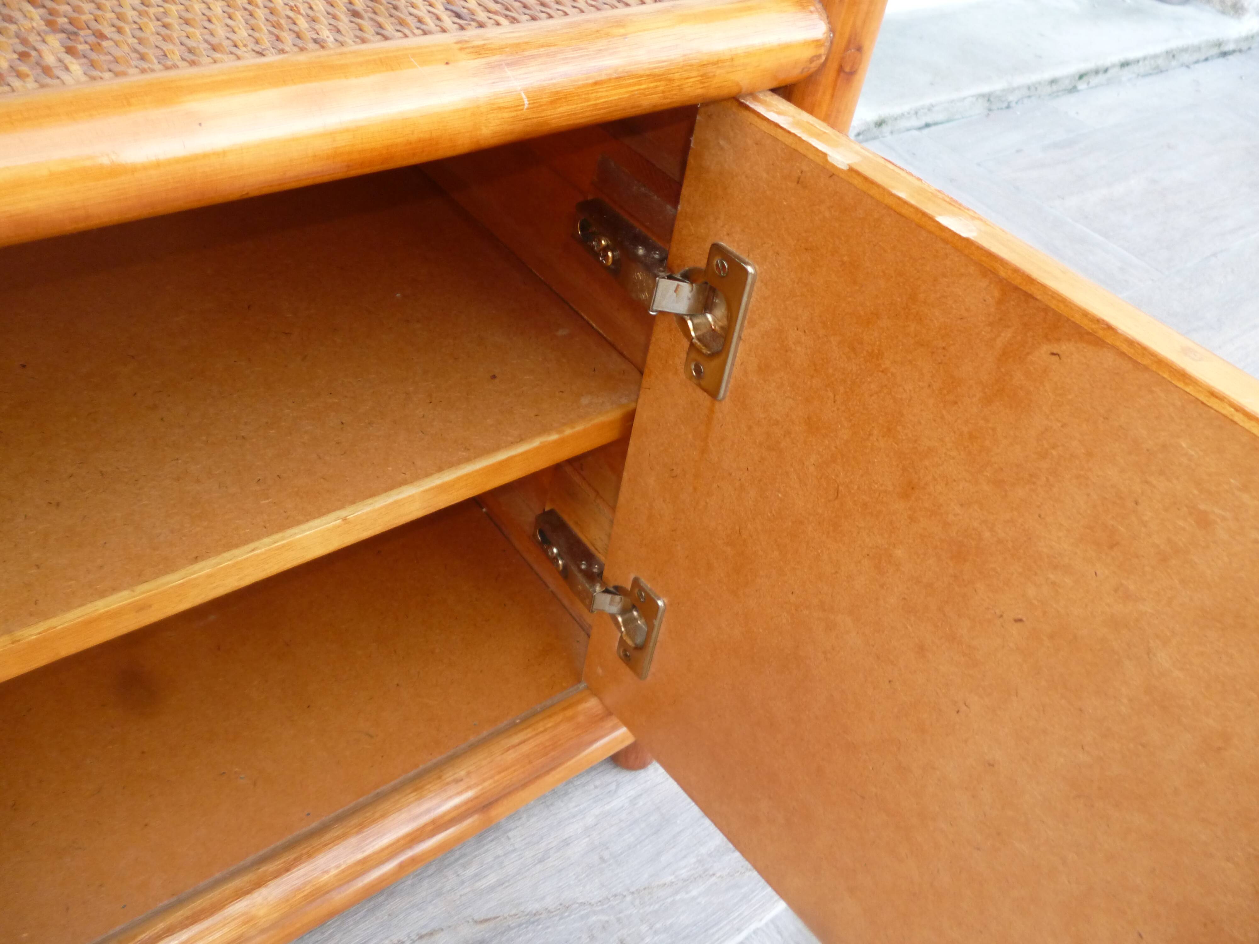 Rattan buffet