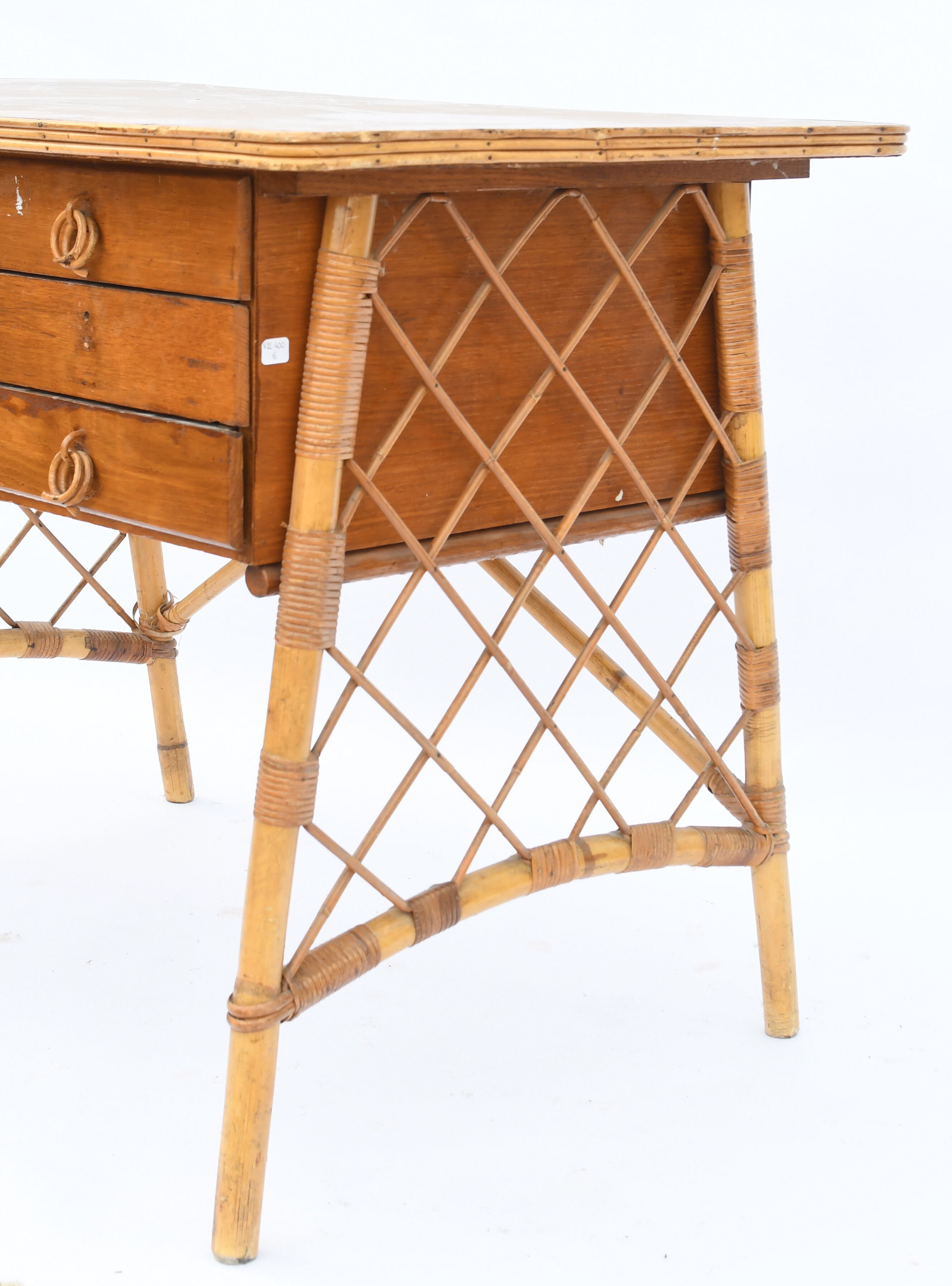 Rattan desk