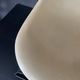 Eames lounge chair white fibre parchment base cat’s cradle Herman Miller