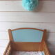 Bed baby/child of the 50s in wood and rattan