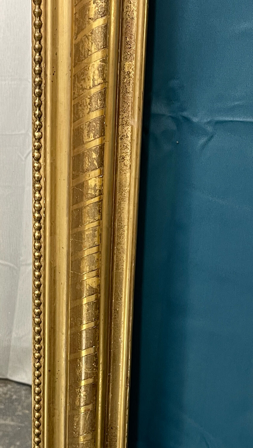 Mirror era Louis-Philippe gilding with gold leaf
