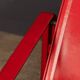 20thC Italian Red Leather Chair By Toussaint & Angeloni For Matteo Grassi