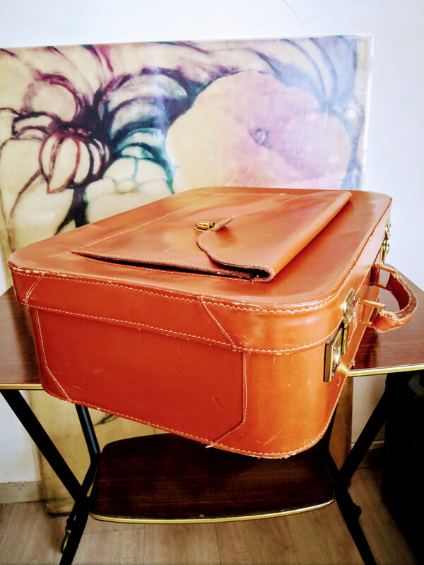 Leather case with Briefcase