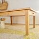 Antique wooden low farmhouse table and drawer