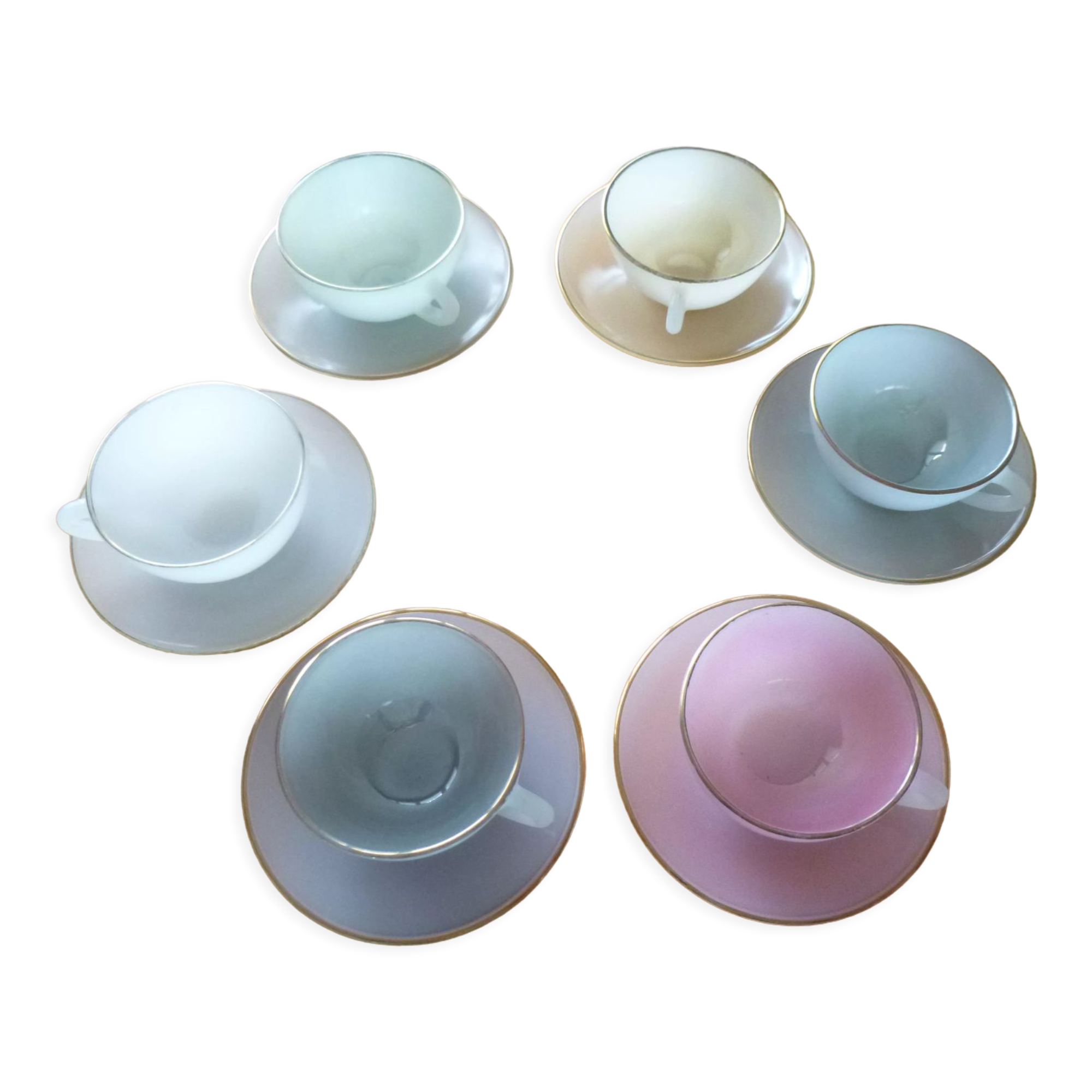 Harlequin coffee service by Arcopal