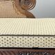 Louis XVI style meridian in carved wood and caning, 19th century.