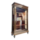 VITRINE DE PRÉSENTATION EN BOIS NOIRCI DE STYLE LOUIS XVI XIX EME SIÈC