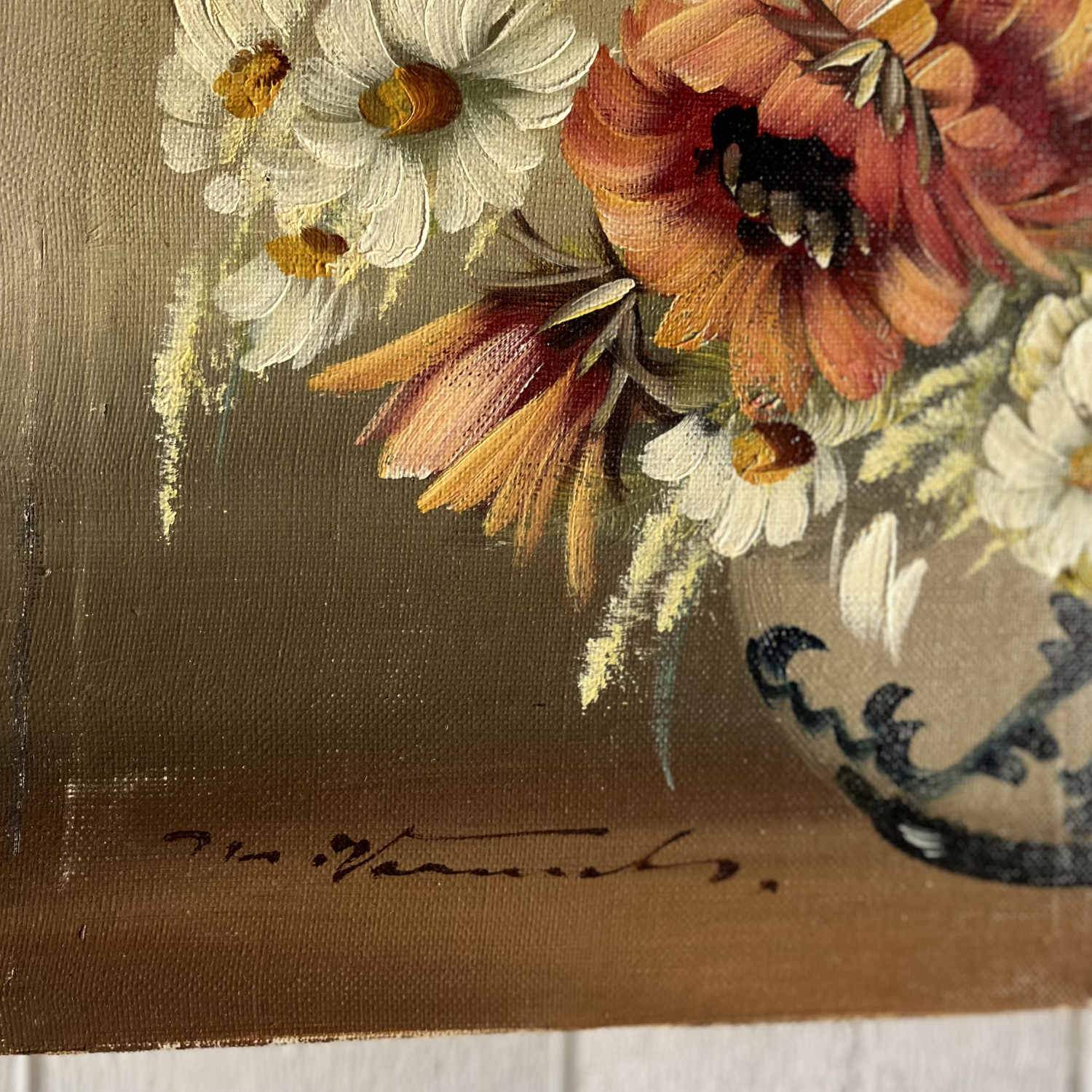 Huile sur toile
