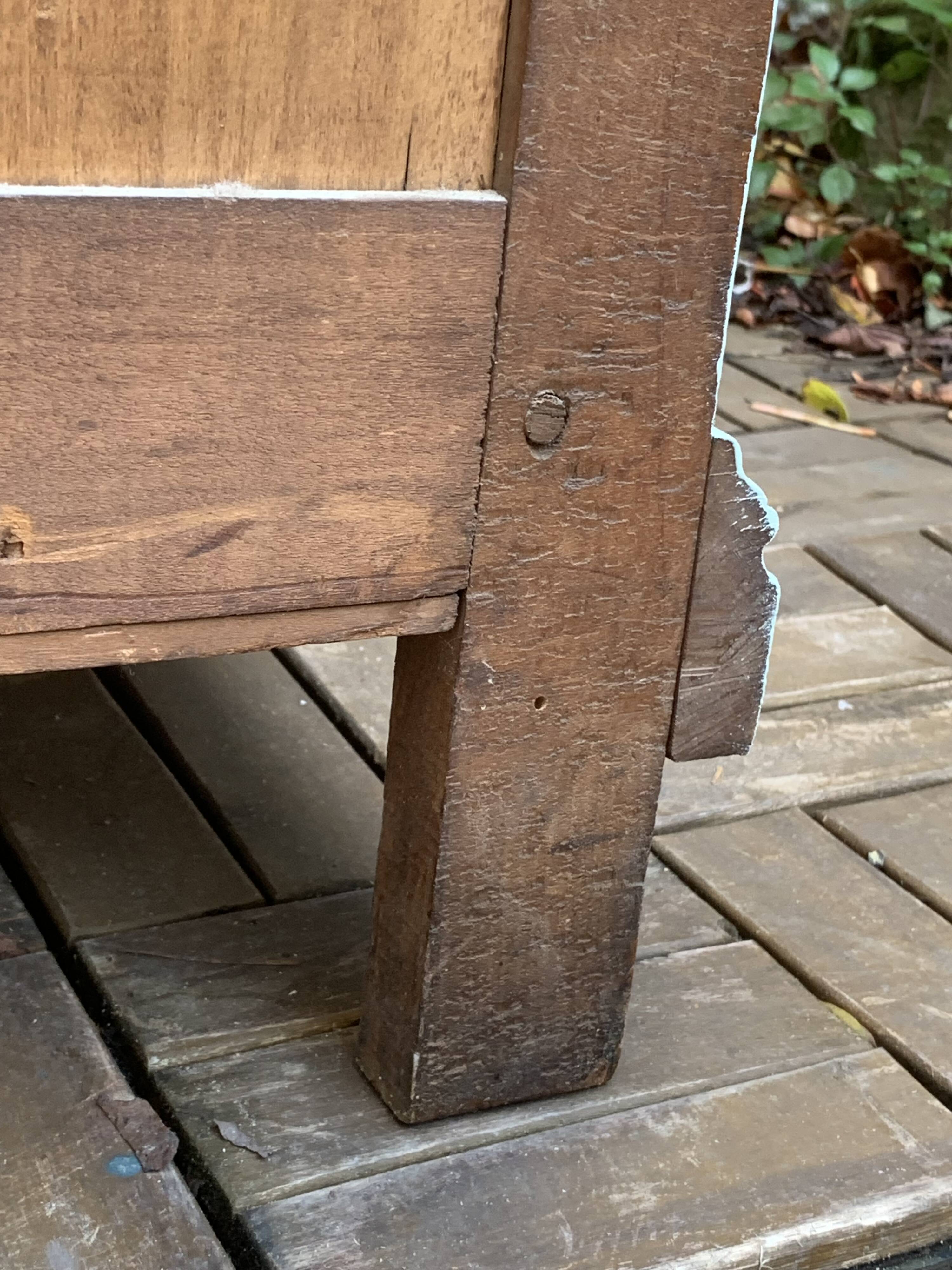 Antique celadon glass Parisian wardrobe H162