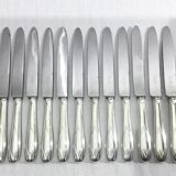 SFAM - Cutlery set 49 pieces Art Deco Silver Metal
