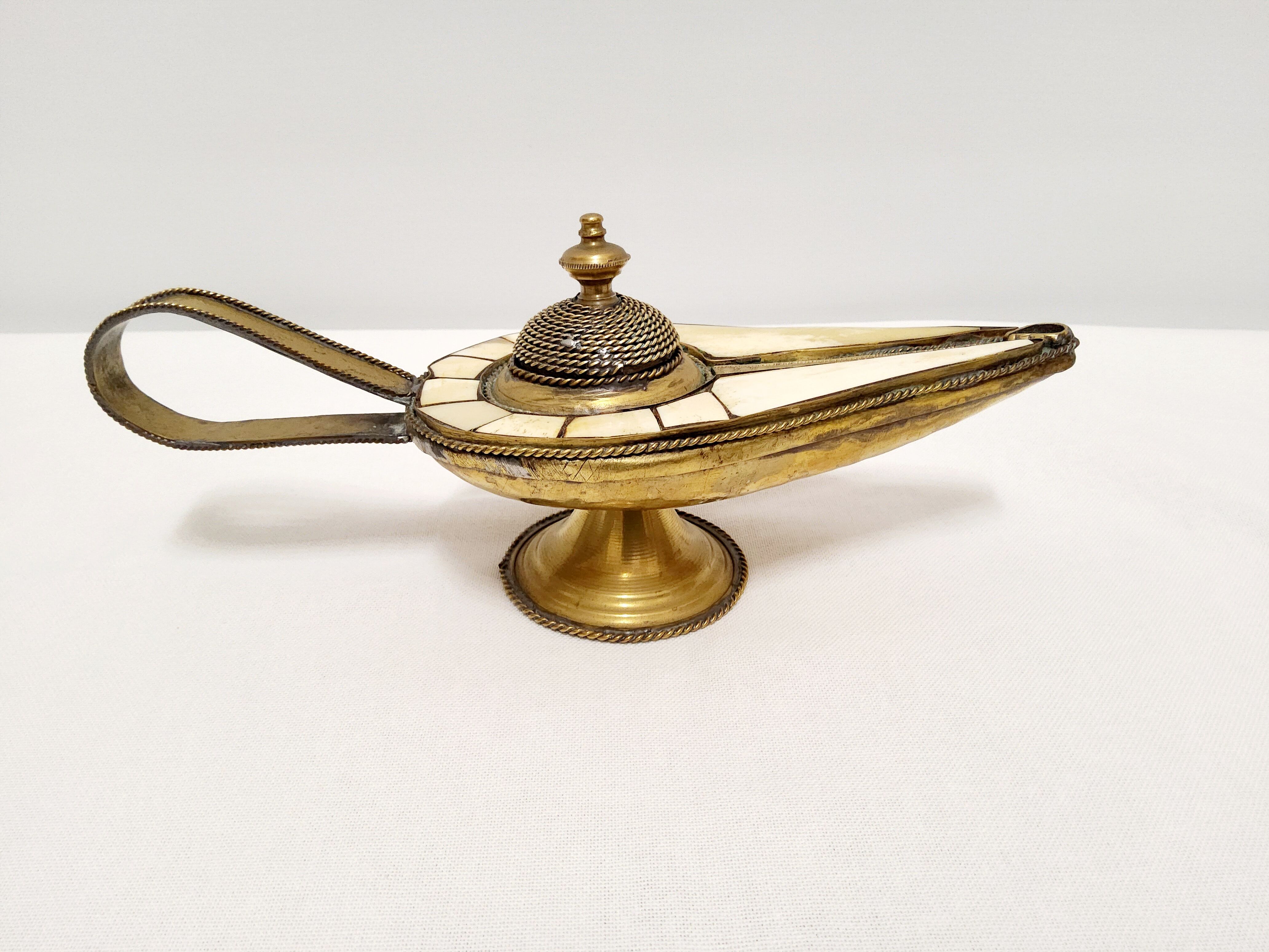 Oil lamp or Aladdinian-style incense burner