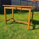 Table de ferme ancienne en bois – authenticité & charme rustique
