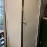 Vintage workshop metal cabinet