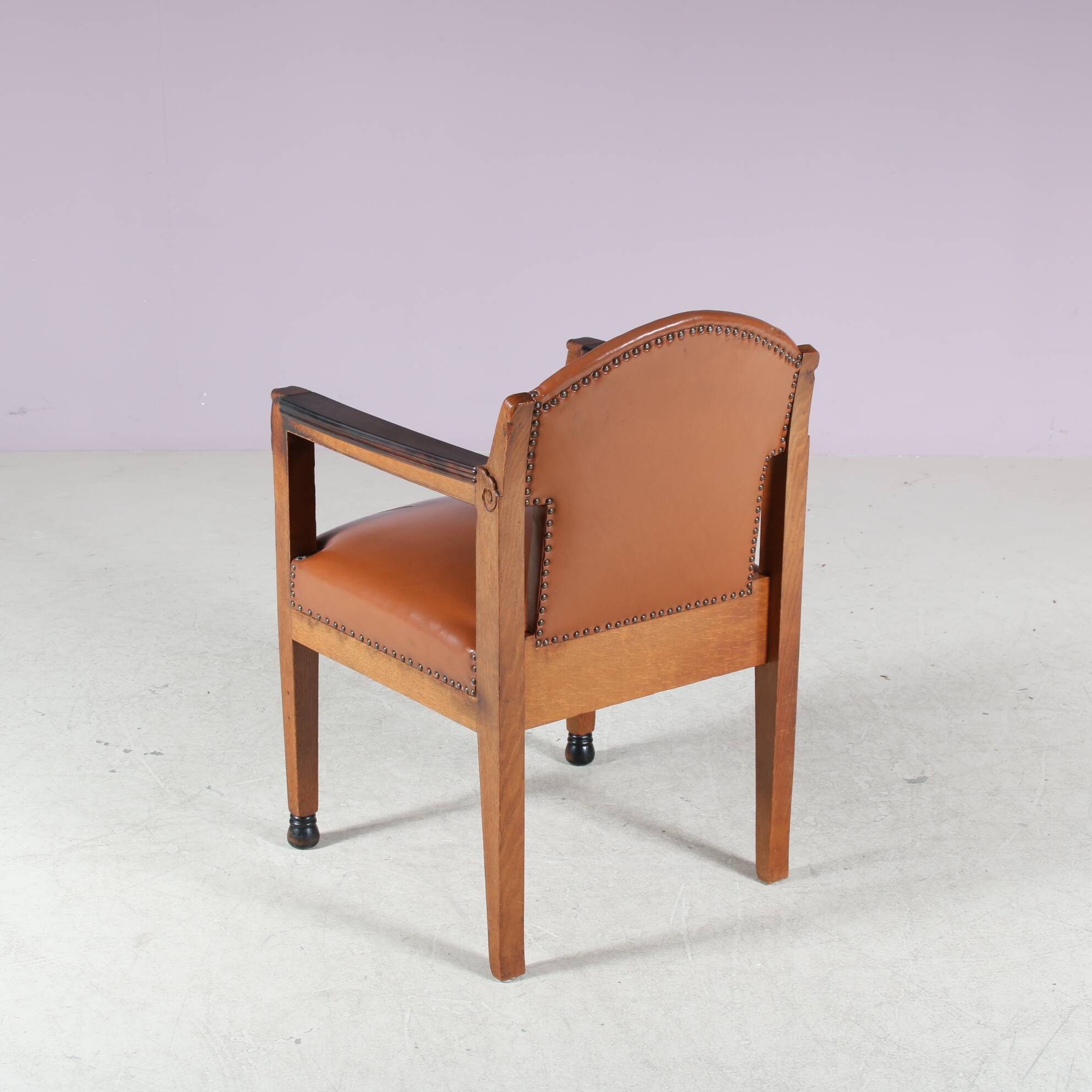 1920s Amsterdamse School style chair by Paul Bromberg for ‘t Woonhuys, Amst