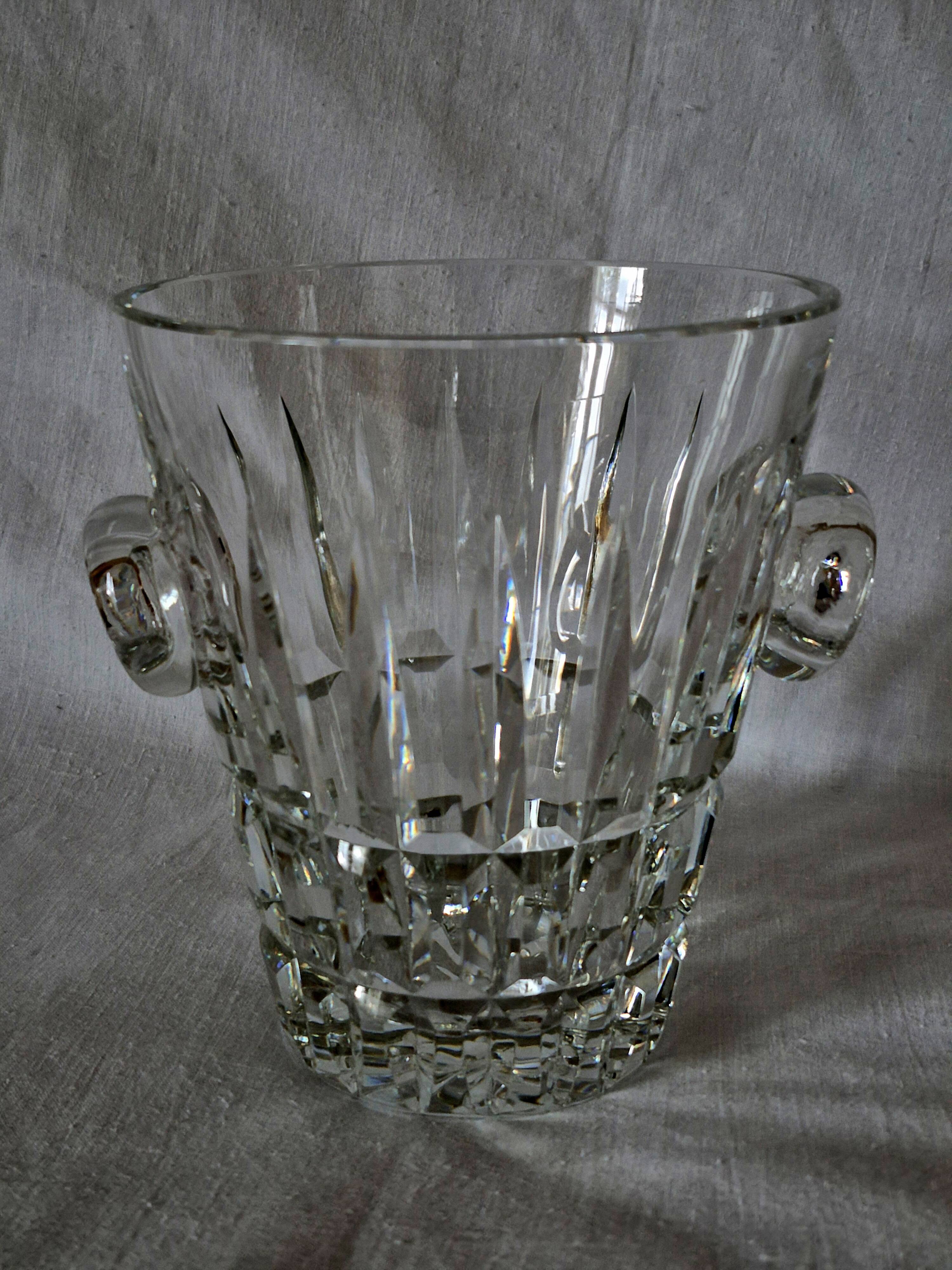 Saint Louis Manhattan A558 crystal ice bucket