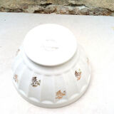 Vintage Longchamp porcelain faceted bowl