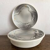 Foie gras plates from the Londe earthenware factory