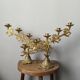 Pair of five-branched altar candlesticks