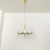 Brass Sputnik chandelier by Kaiser Leuchten